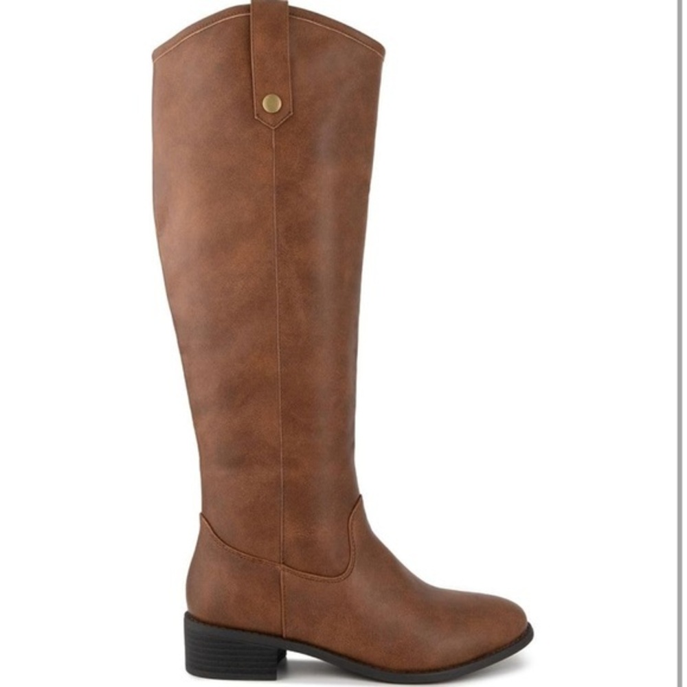 LONDON FOG Womens Irie Riding Boot Size 10 Wide NEW K148